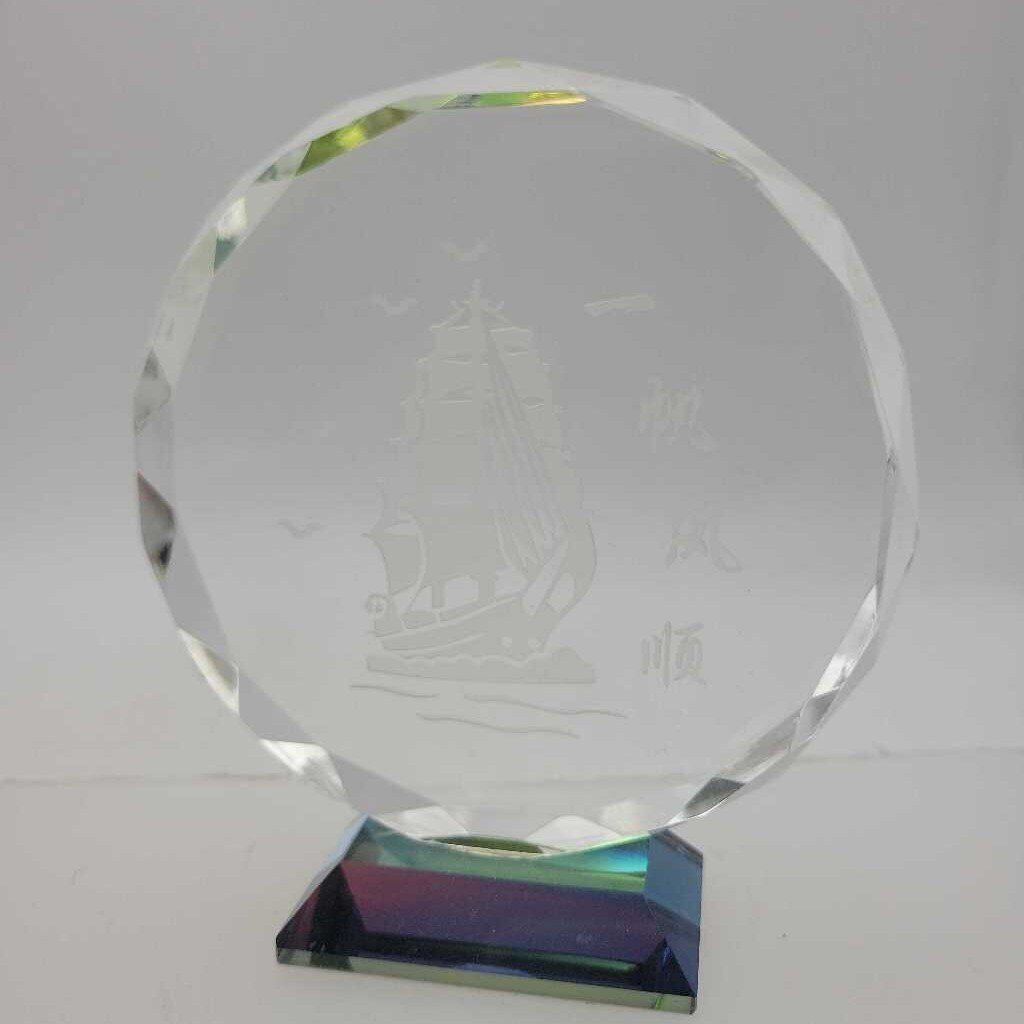 Chinese sailing ship Paperweight (JAS)