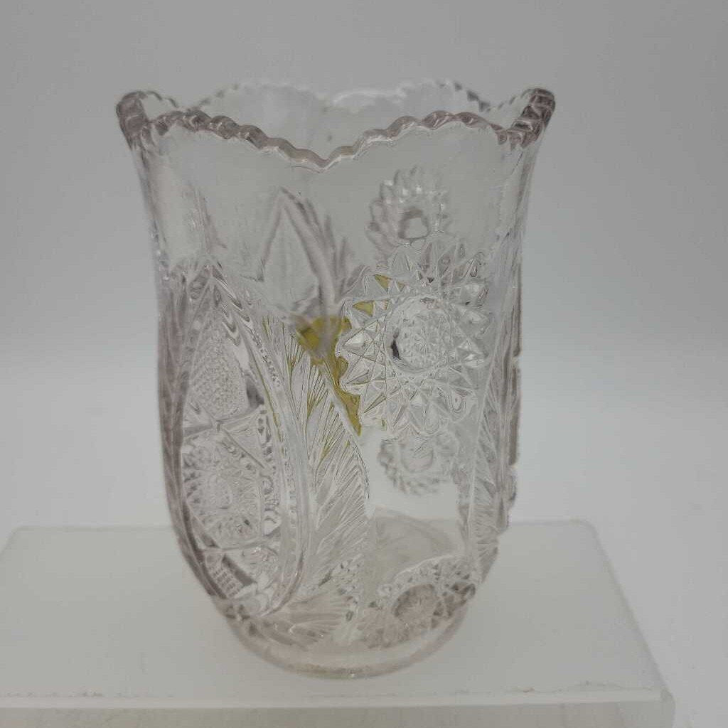 Cut glass Antique Spooner (JL)