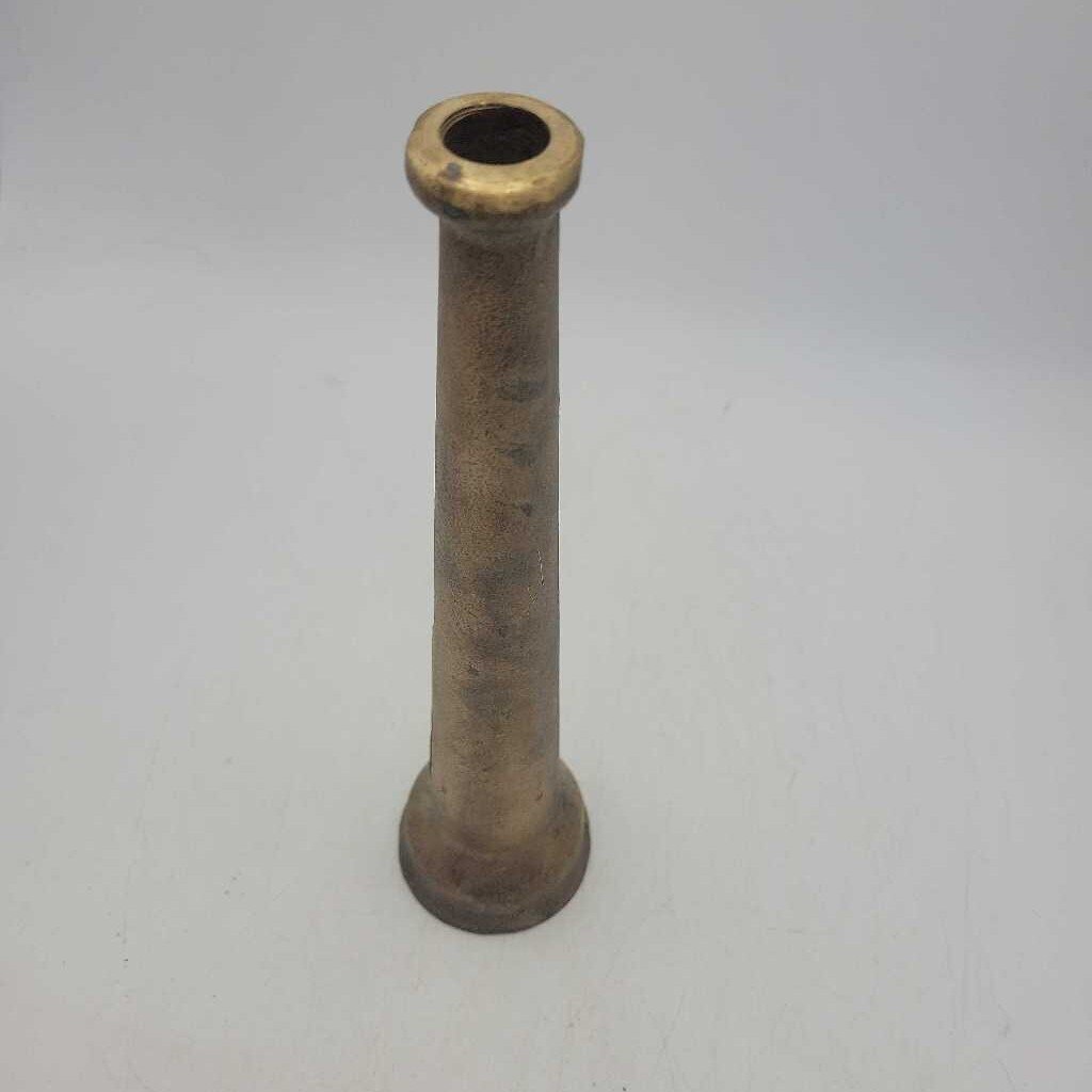 Vintage Brass Firefighter Hose Nozzle