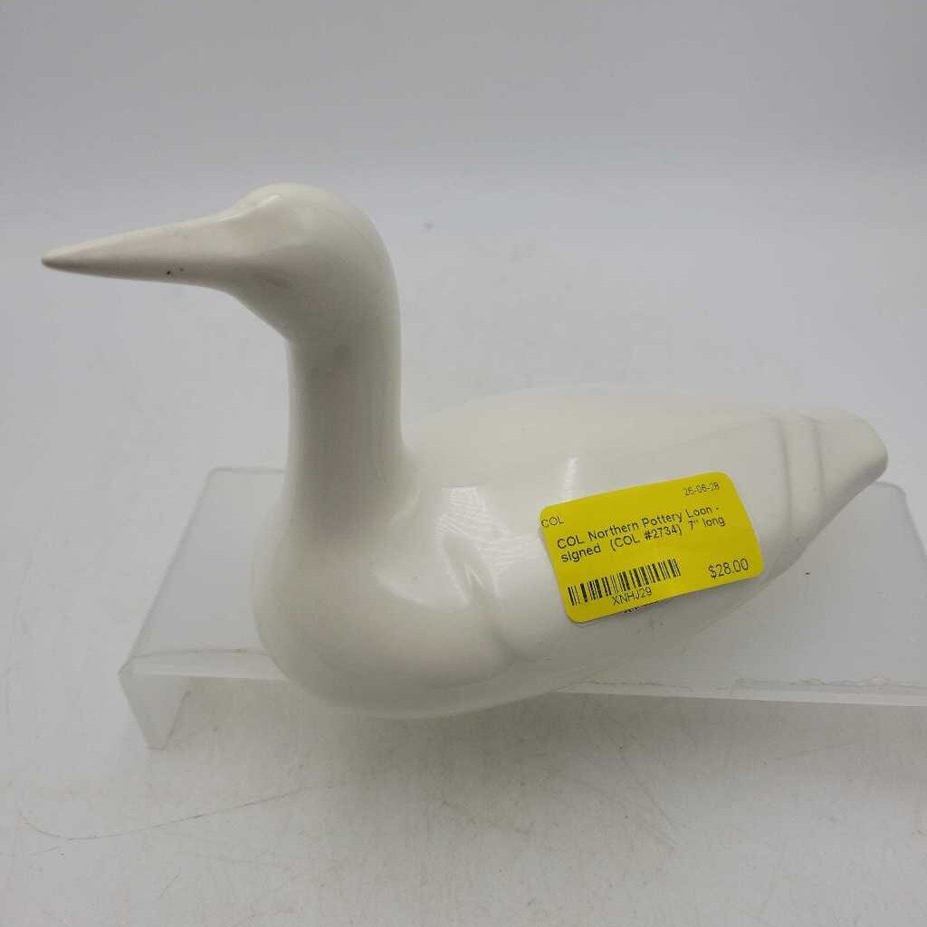 Northern Pottery Loon - signed (COL #2734)