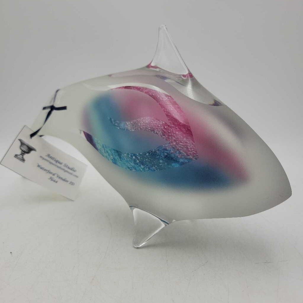Studio Art Glass Whale (JG44)