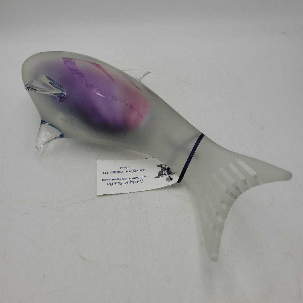 Studio Art Glass Whale (JG44)