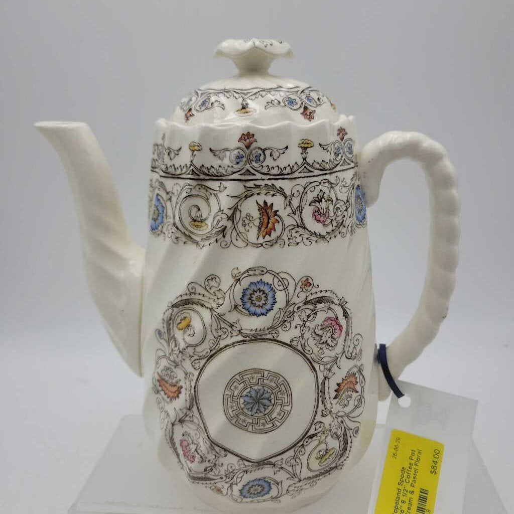 Copeland Spode "Florence" 8 1/2" Coffee Pot (JG44)