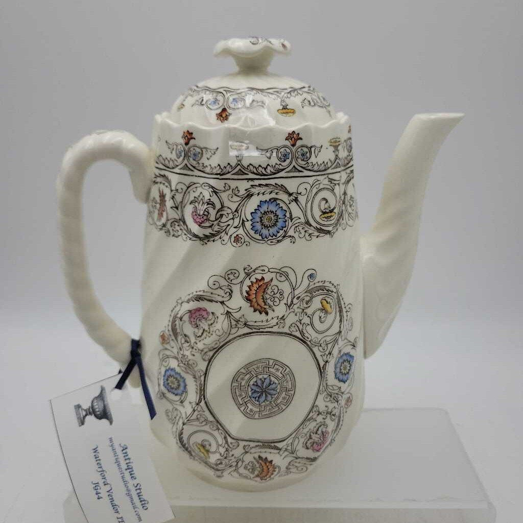 Copeland Spode "Florence" 8 1/2" Coffee Pot (JG44)