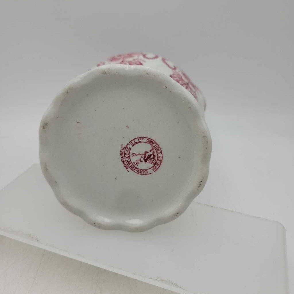 Pink Transferware Stanley Pitcher (KAR)