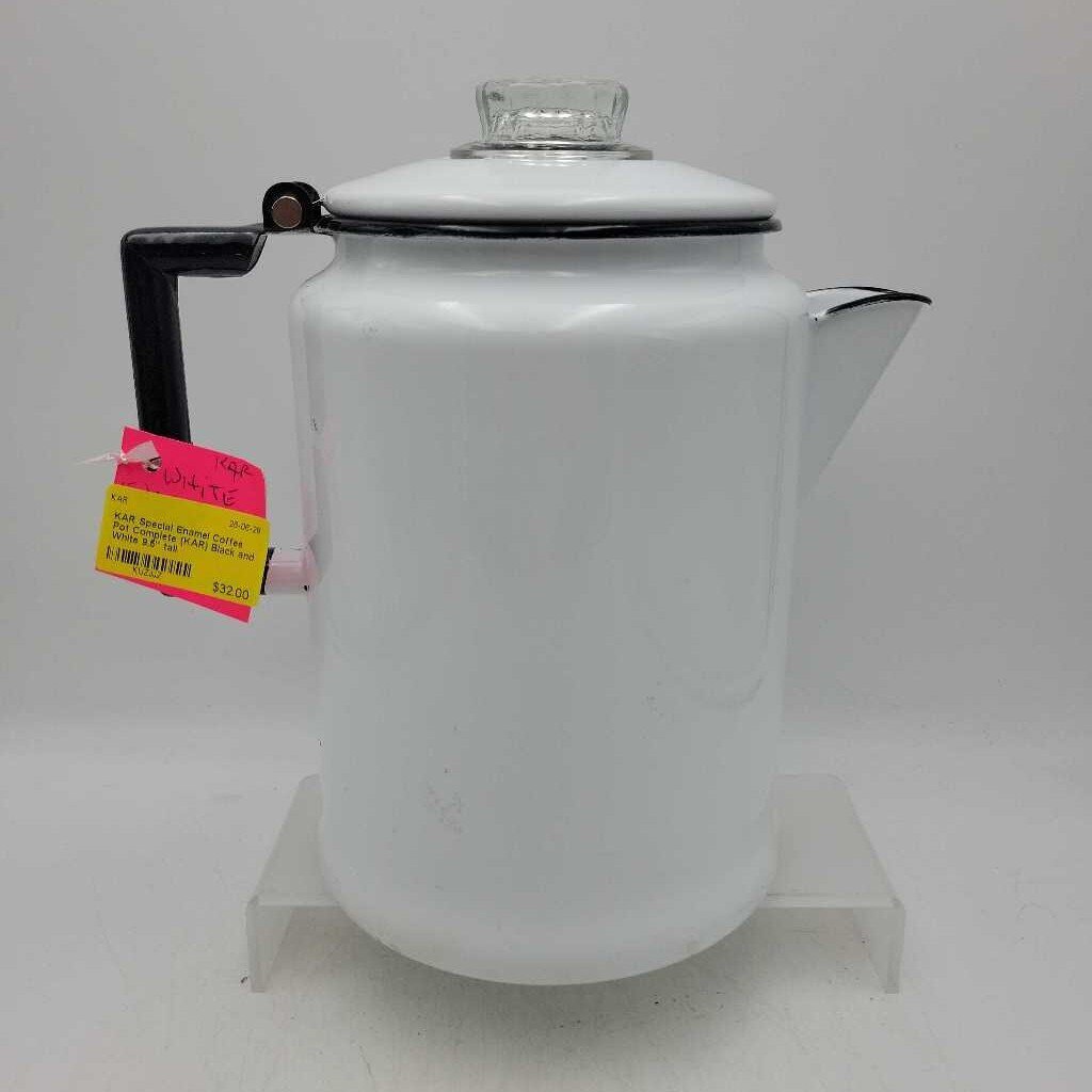 Special Enamel Coffee Pot Complete (KAR)