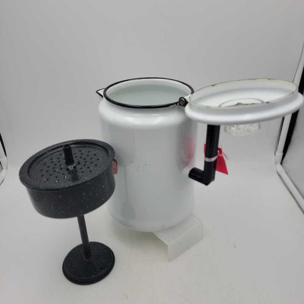 Special Enamel Coffee Pot Complete (KAR)