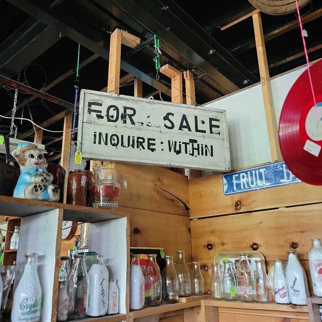 For Sale Inquire Within Rustic sign (JAS)