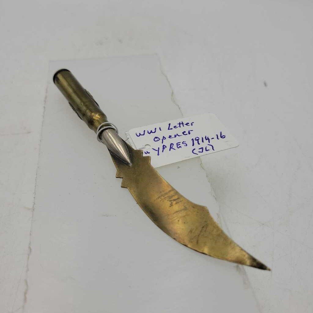 WW1 Canadian Trench Art Letter Opener (JL)