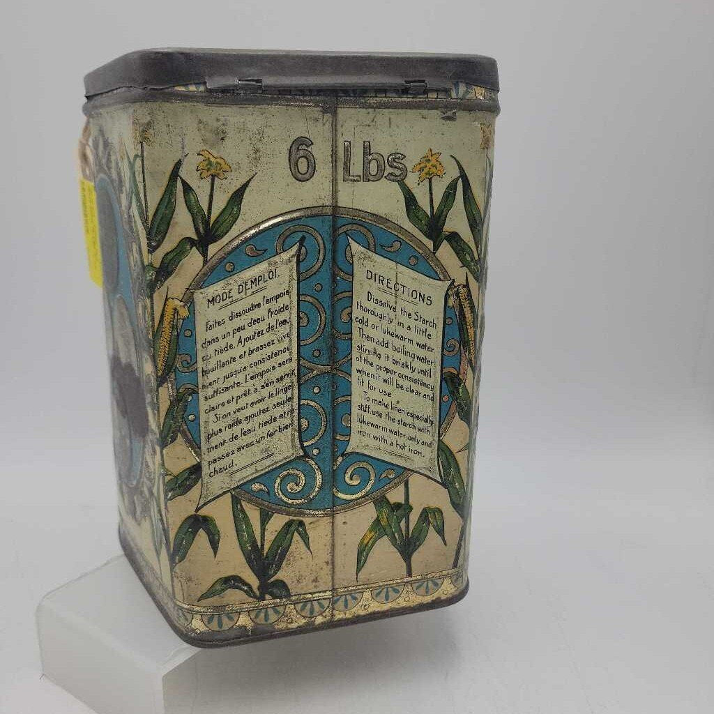 26-033 - Antique Silver Gloss Starch Tin (JM)