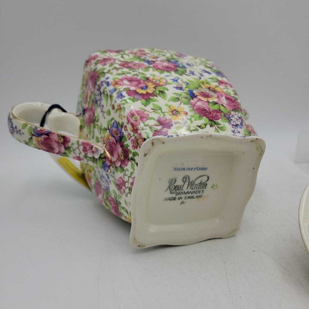 Royal Winton "Summertime" Teapot (JG44)