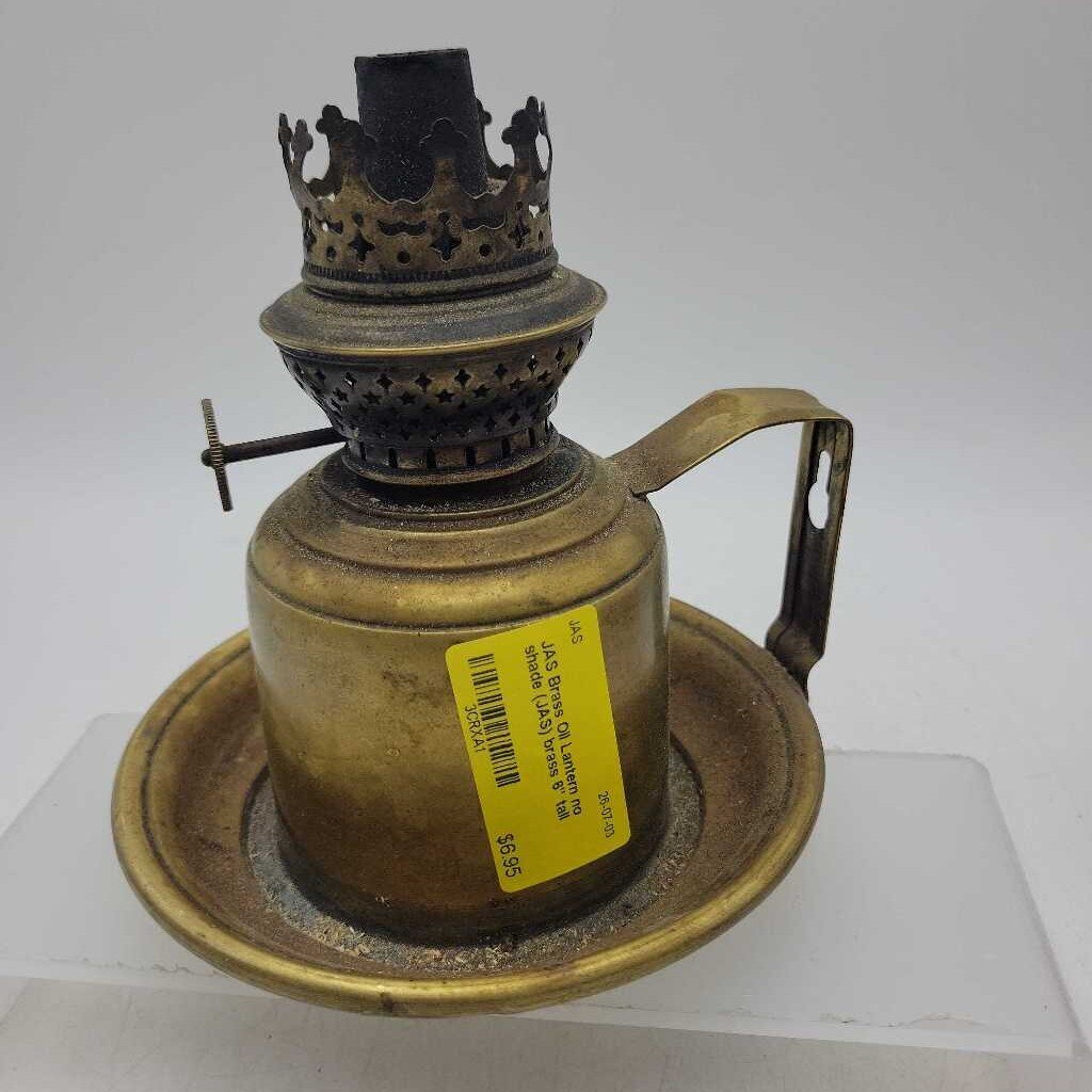 Brass Oil Lantern no shade (JAS)