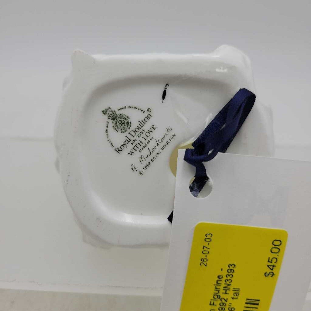 Royal Doulton Figurine - "With Love" 1992 HN3393 (JG44)