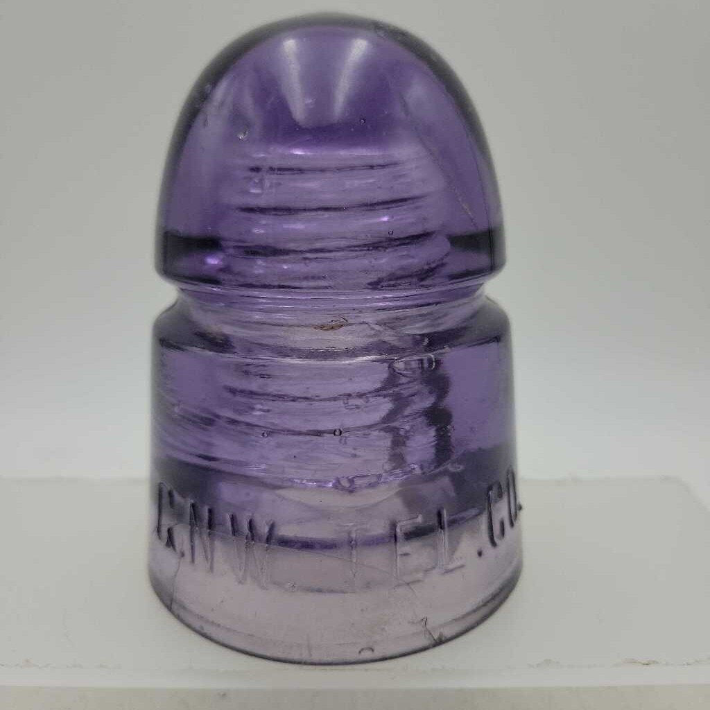 Purple Insulator G.N.W.Tel co (JEF)