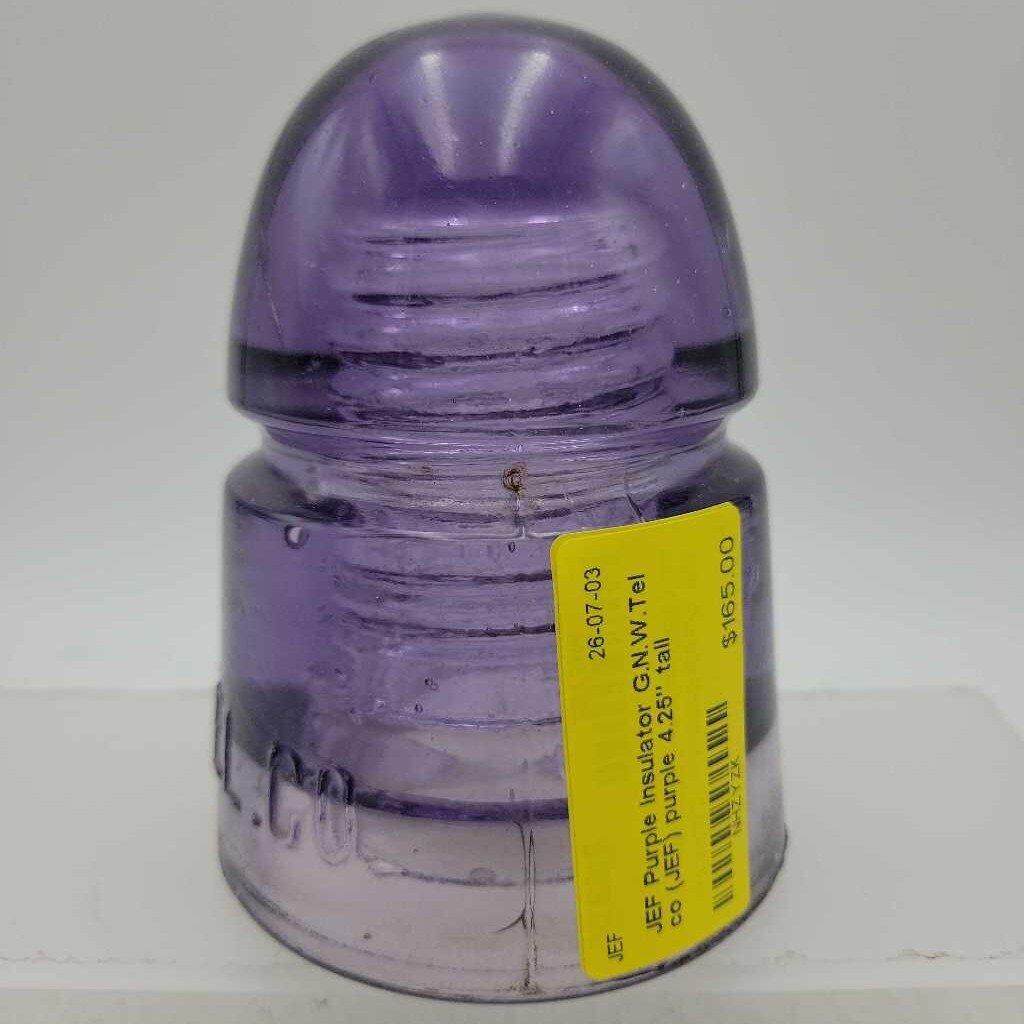 Purple Insulator G.N.W.Tel co (JEF)