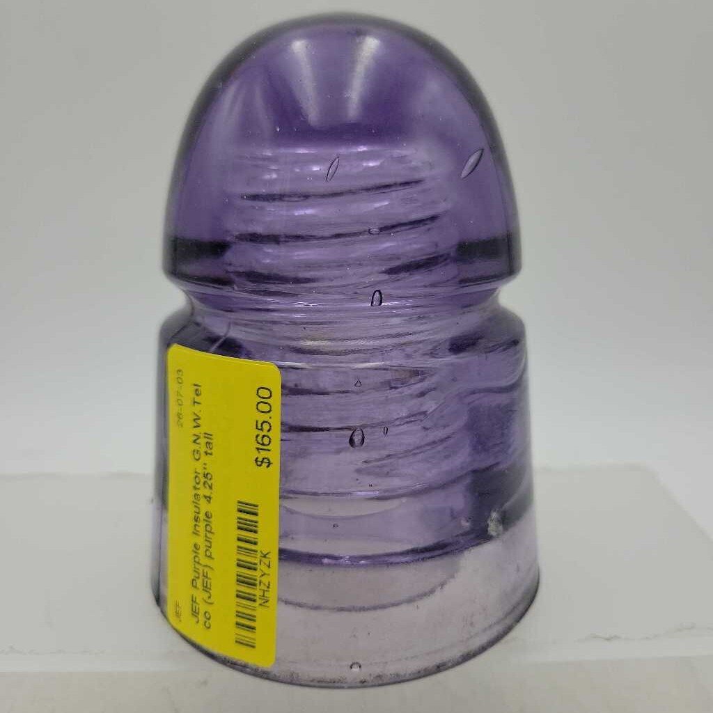 Purple Insulator G.N.W.Tel co (JEF)