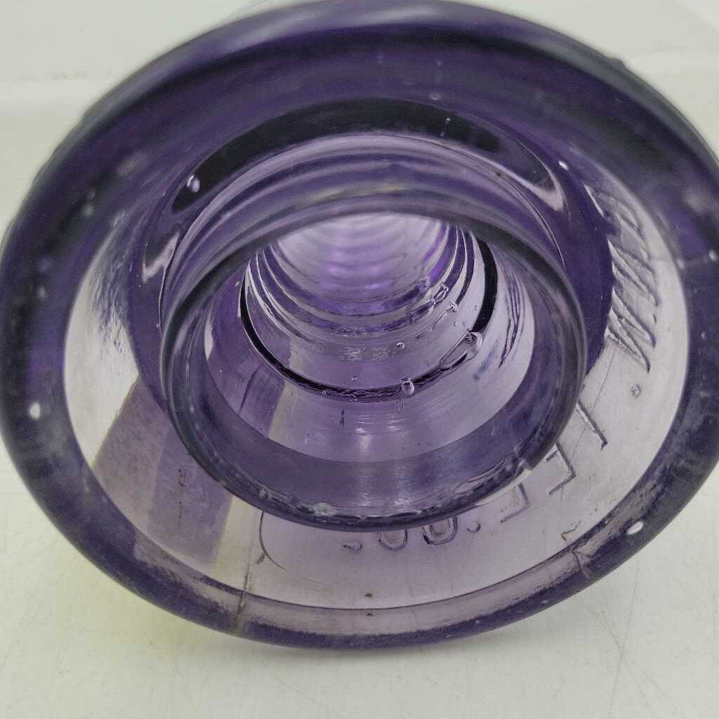 Purple Insulator G.N.W.Tel co (JEF)