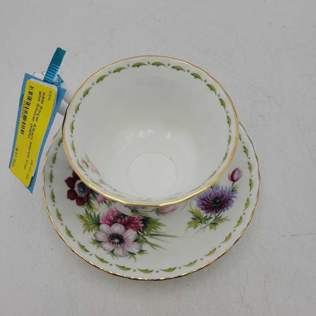 Royal Albert March Cup and Saucer (KEN)