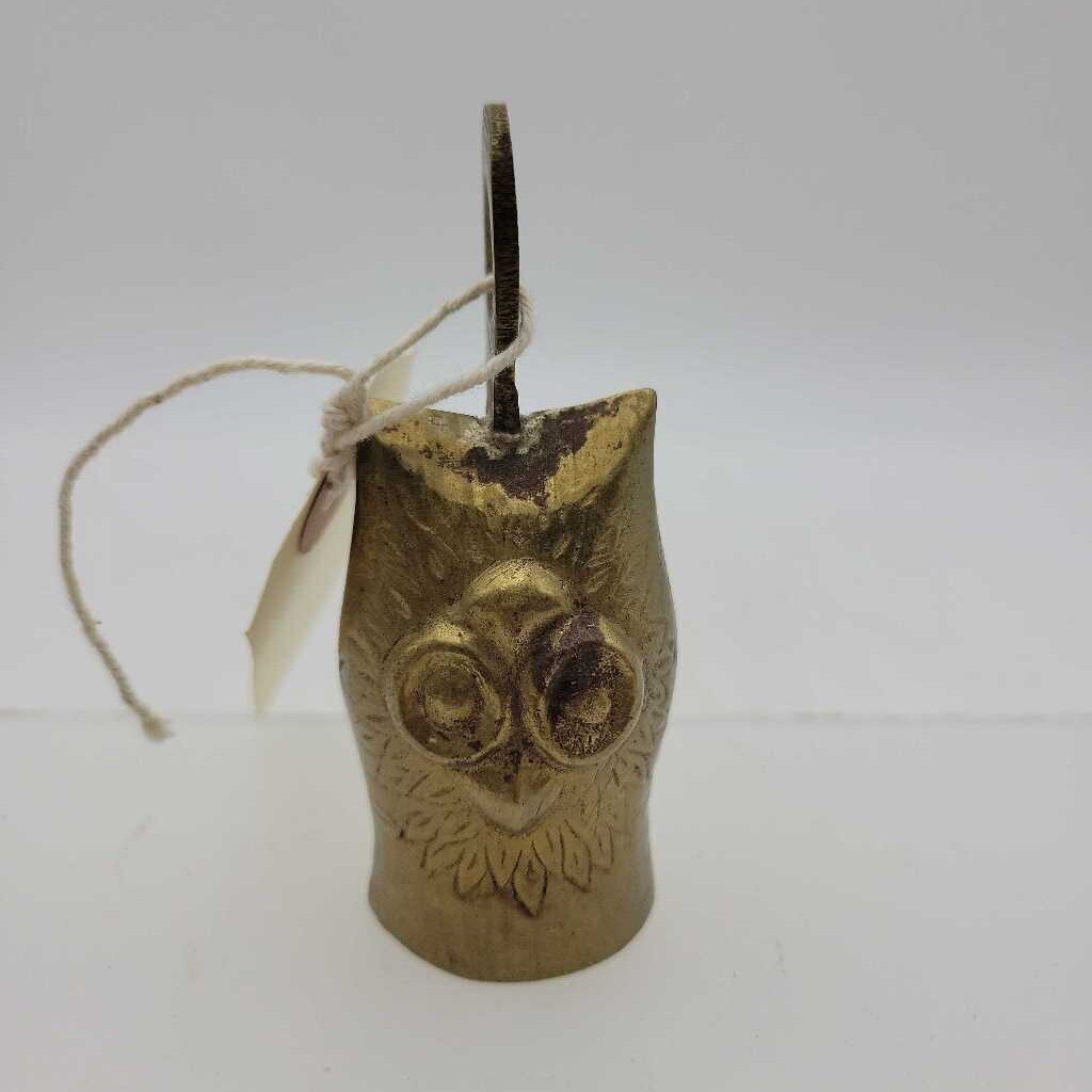 Solid Brass Owl Bell (JAS)