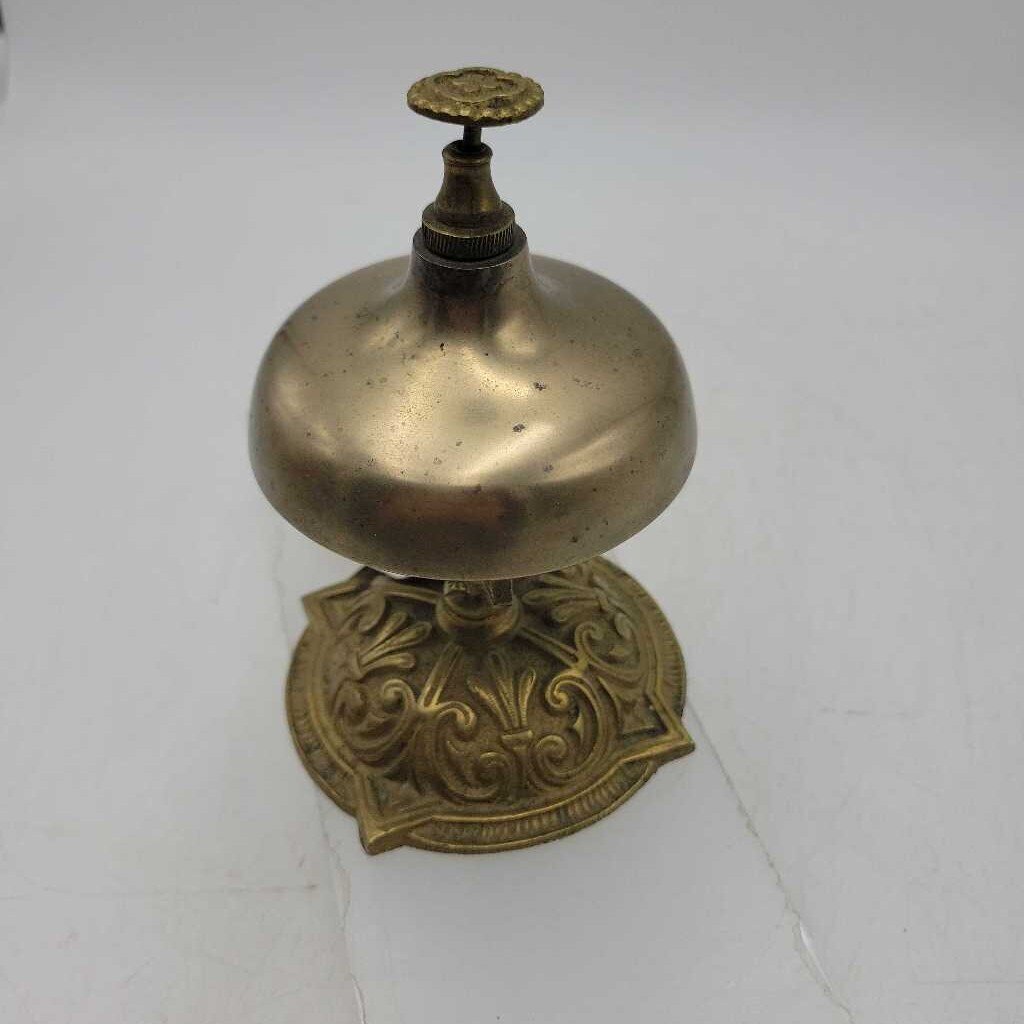 Vintage Brass Desk Top Service Bell (JL)
