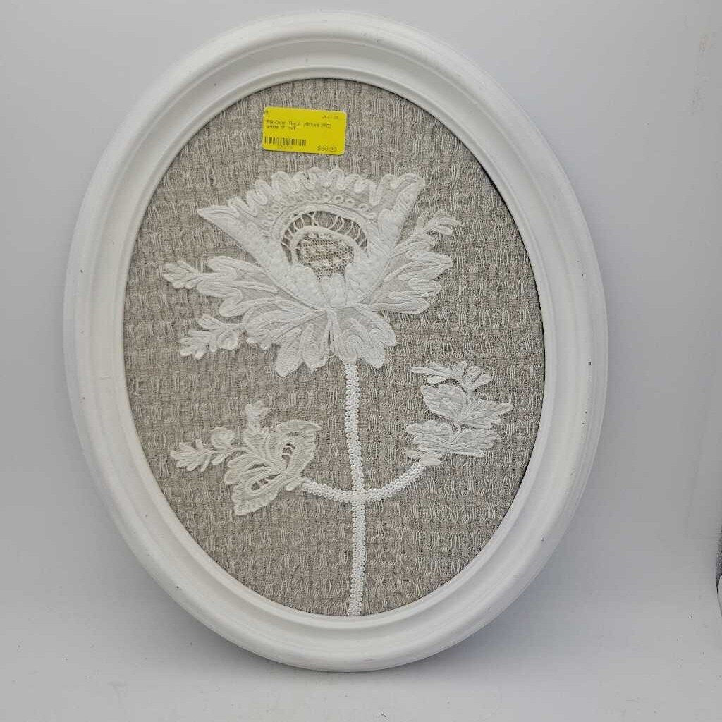 Oval floral picture (RB)