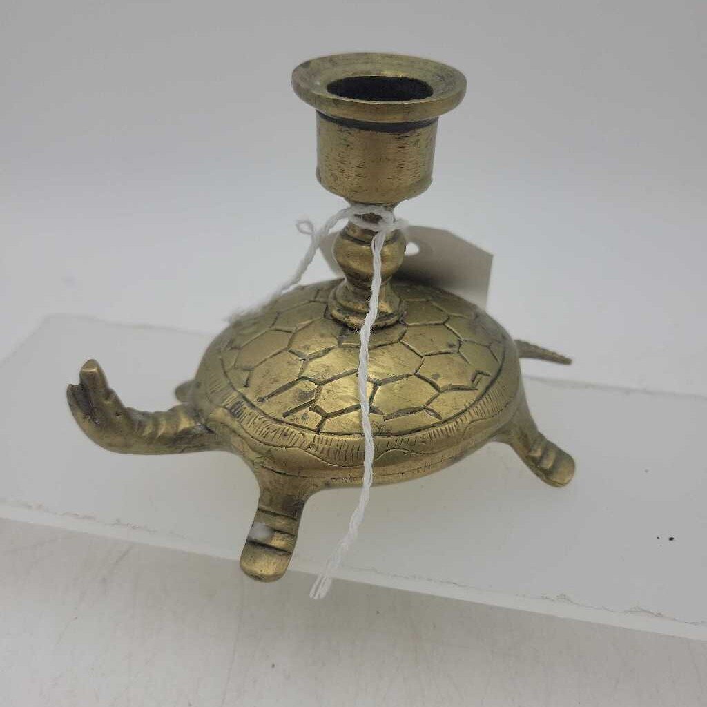 Brass Turtle Candle Holder (CM1156) (COL)