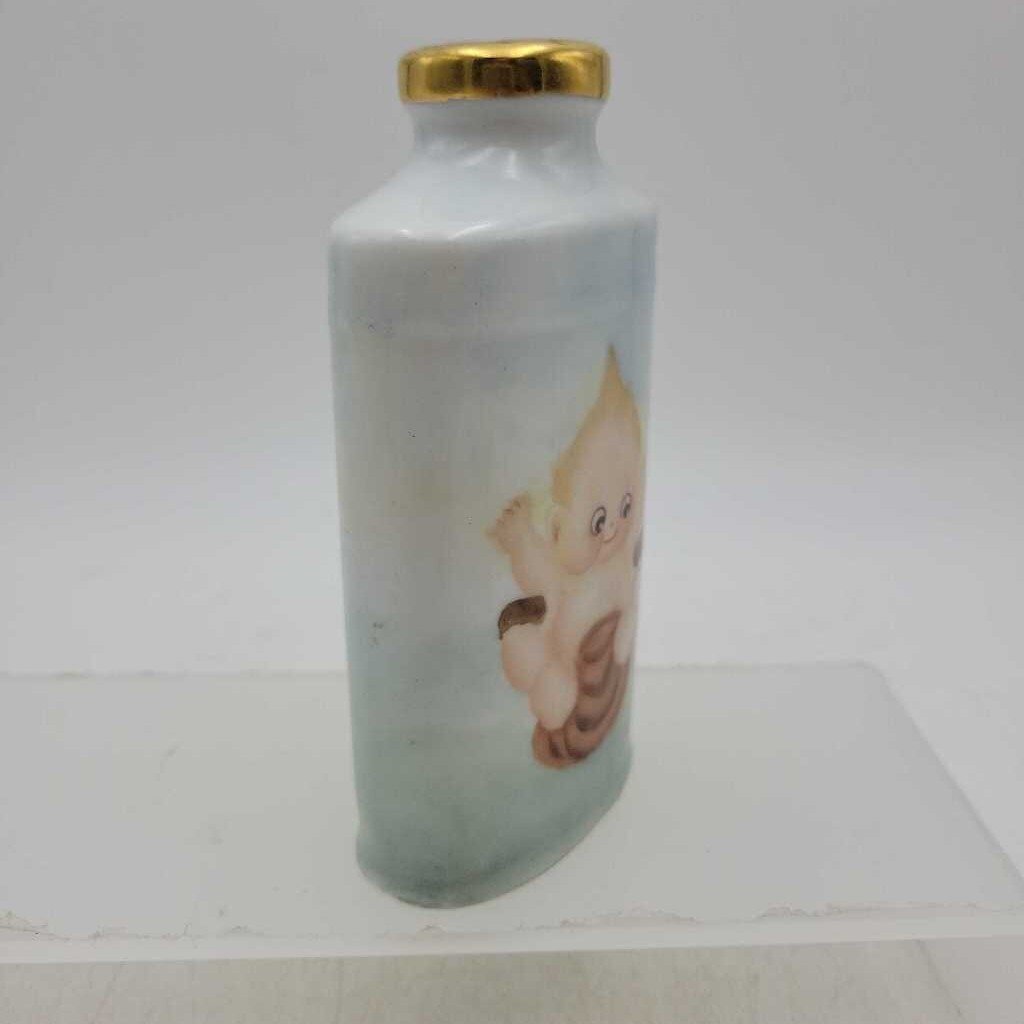 Antique Hand Painted Talc Bottle (DEB)