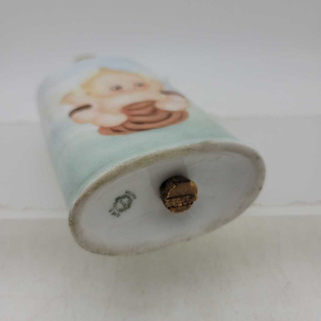 Antique Hand Painted Talc Bottle (DEB)