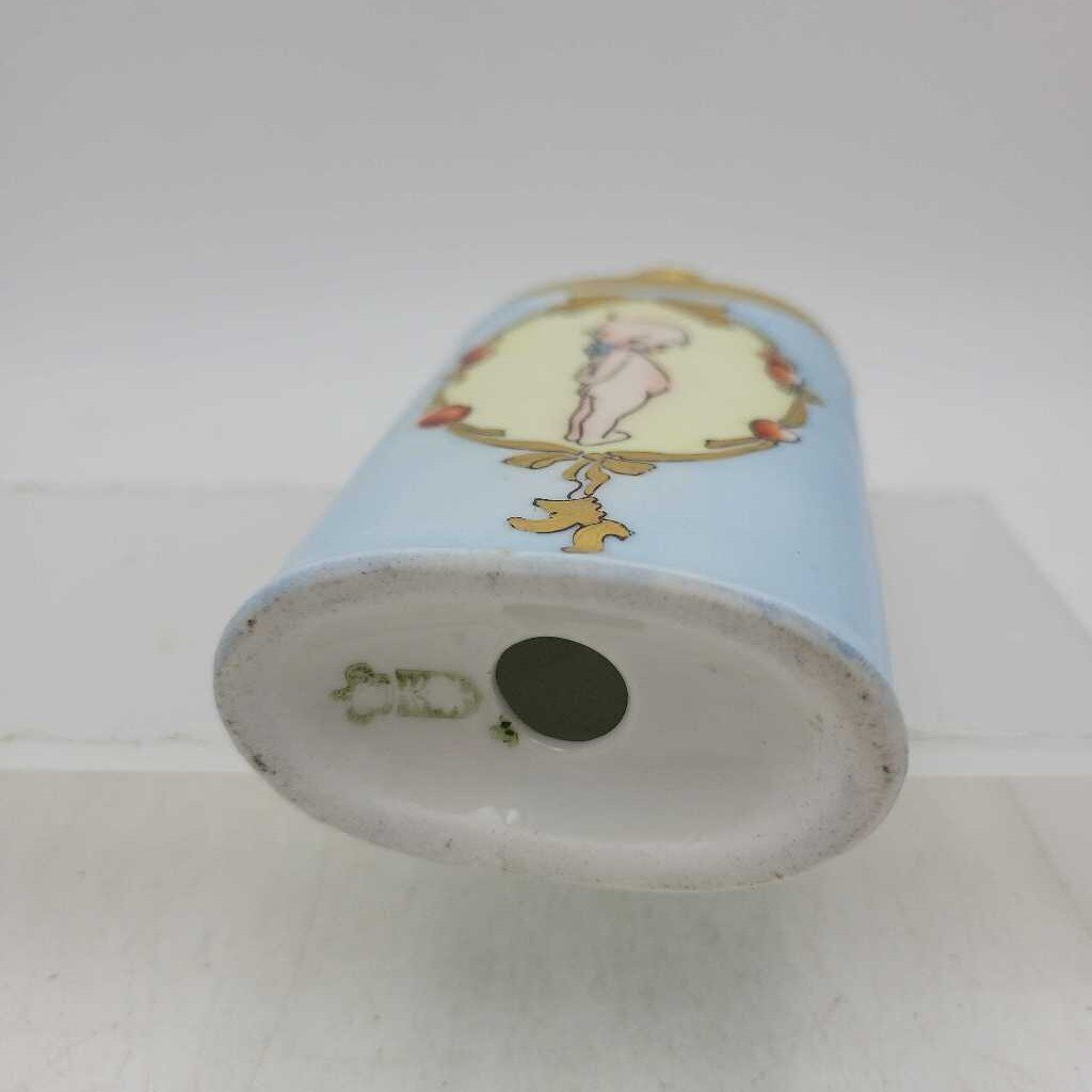 Antique Hand Painted Talc Bottle (DEB)