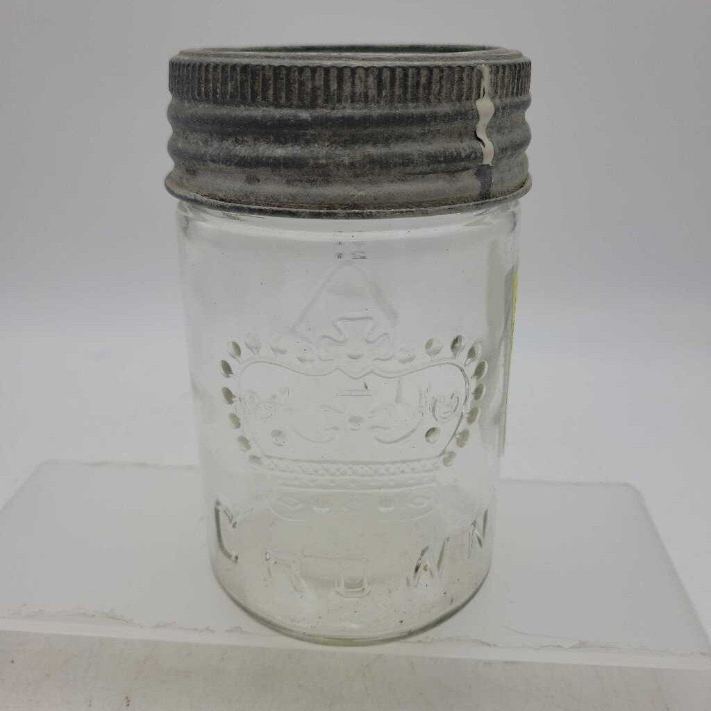 Eaton Crown Pint Jar Toronto Winnipeg 21 mold (JAS)