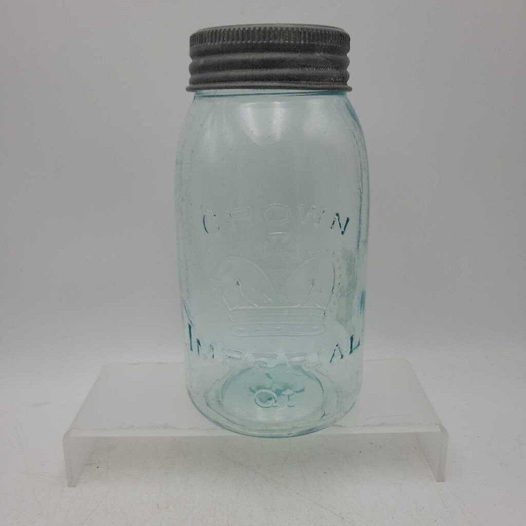 Crown Sealer Canning Jar Imp Qt B on bottom (JAS)