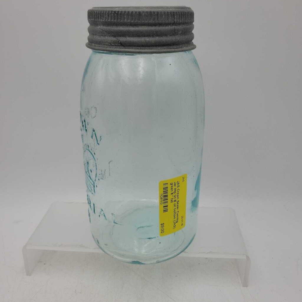 Crown Sealer Canning Jar Imp Qt B on bottom (JAS)
