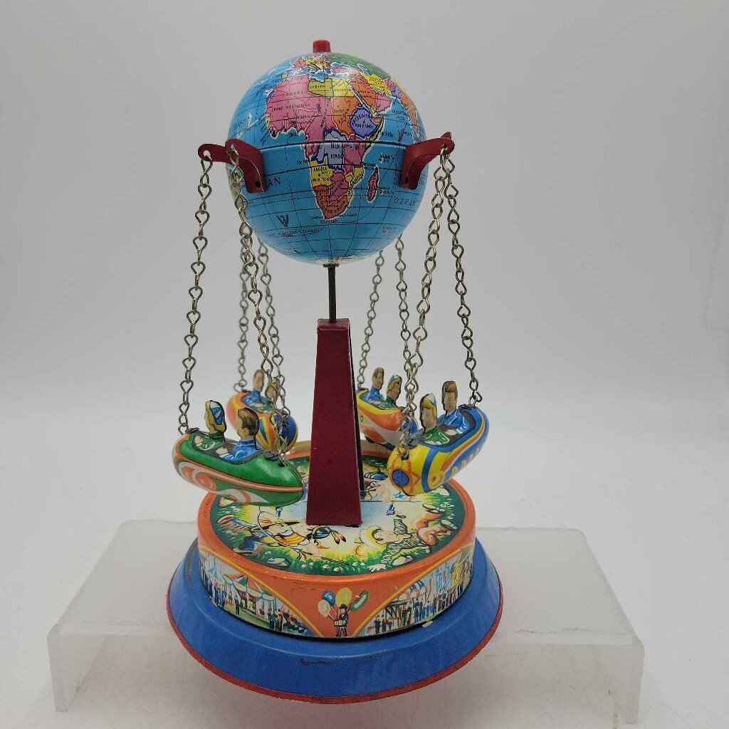 Flight Around the World German Carousel Toy 1960s (JFH)