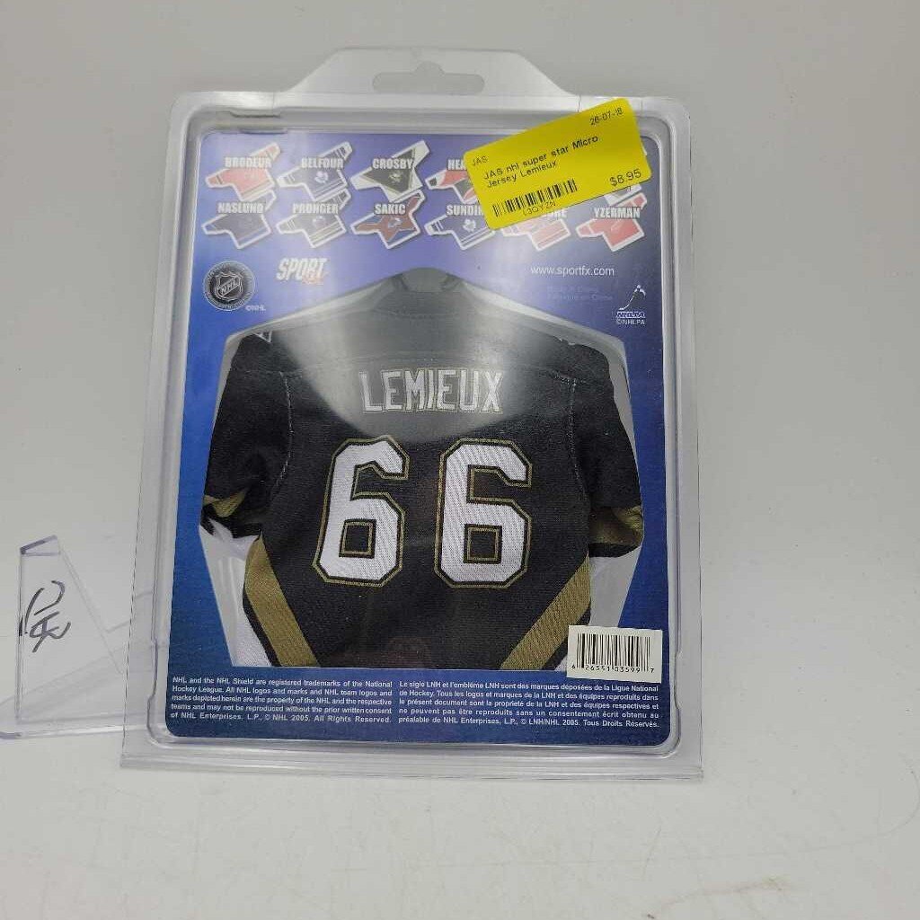nhl super star Micro Jersey Lemieux