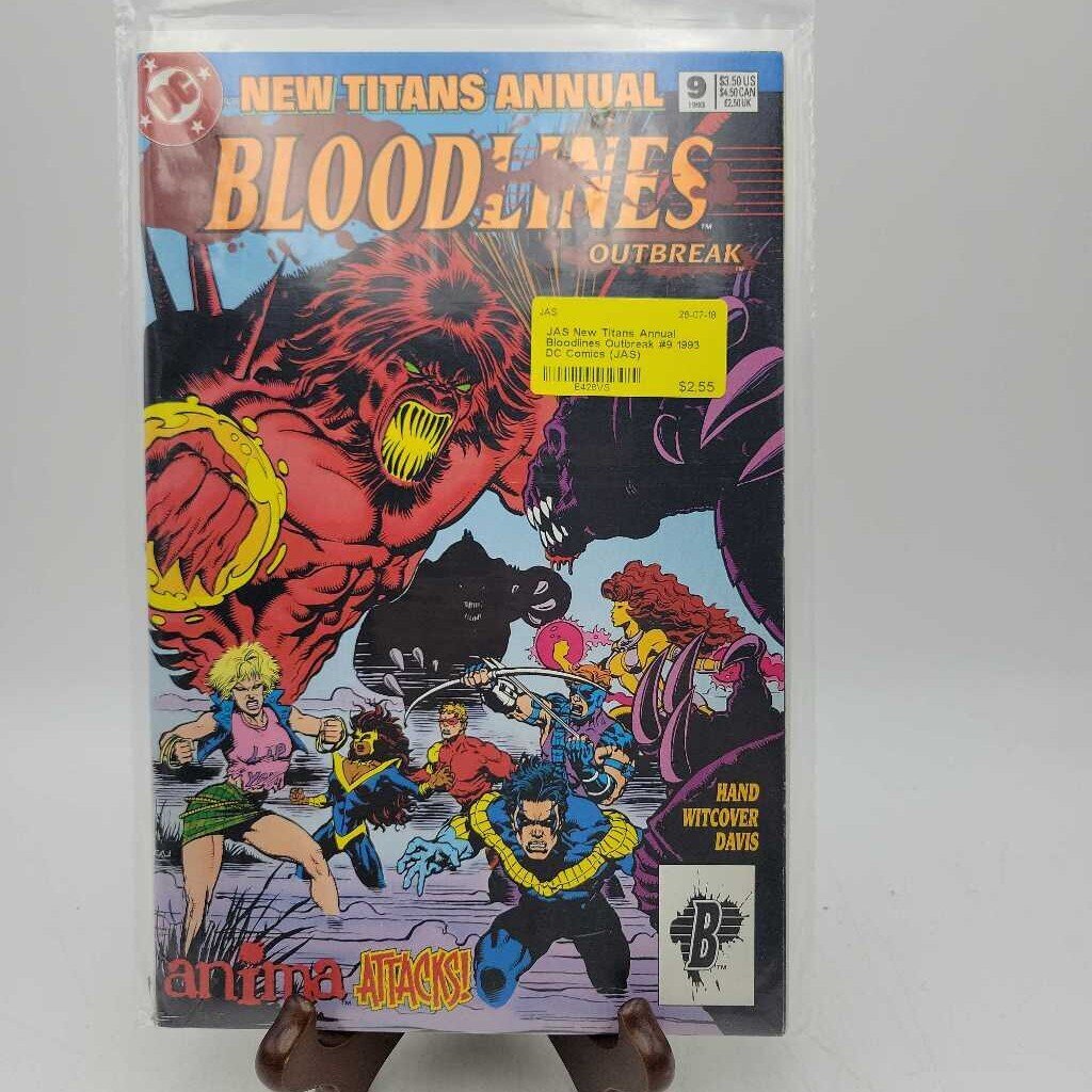 New Titans Annual Bloodlines Outbreak #9 1993 DC Comics (JAS)