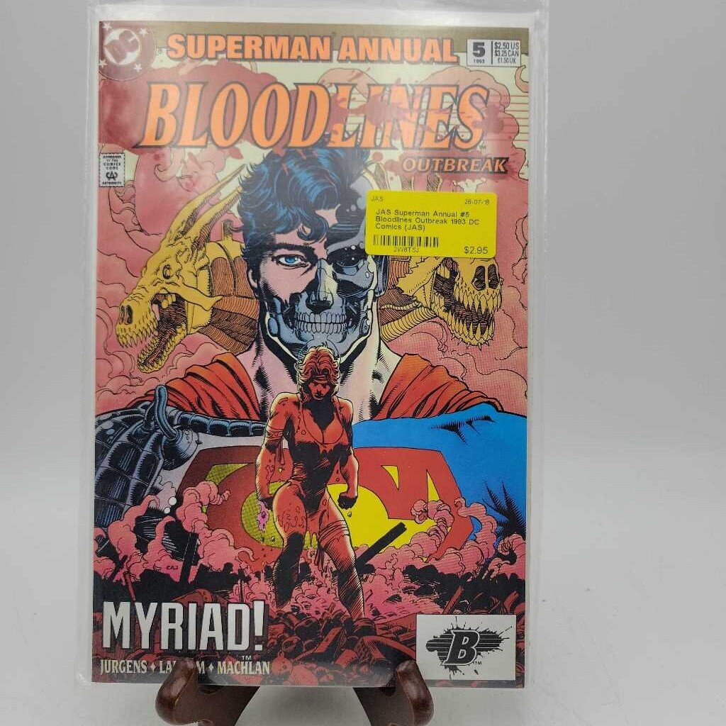 Superman Annual #5 Bloodlines Outbreak 1993 DC Comics (JAS)