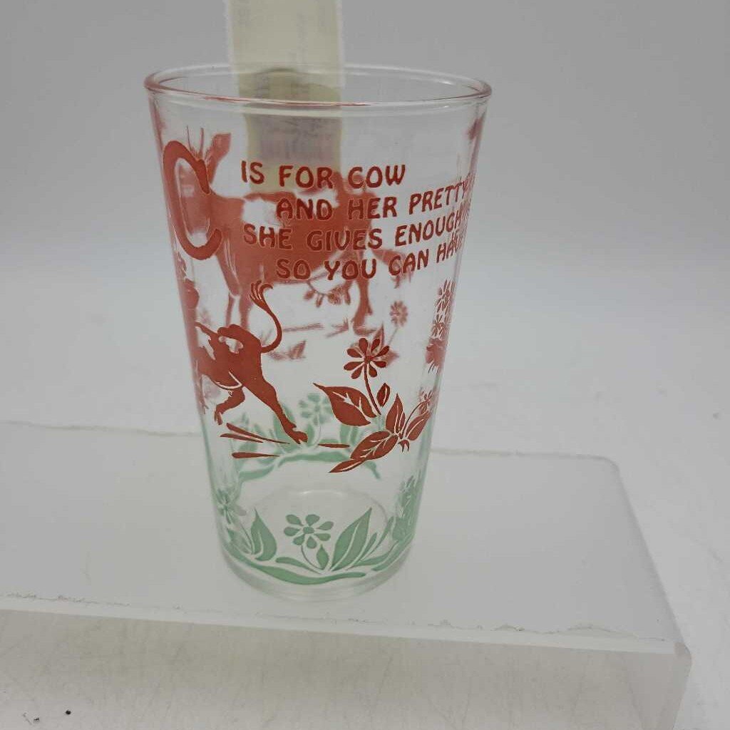 nursery rhyme Child's glass (JH49)