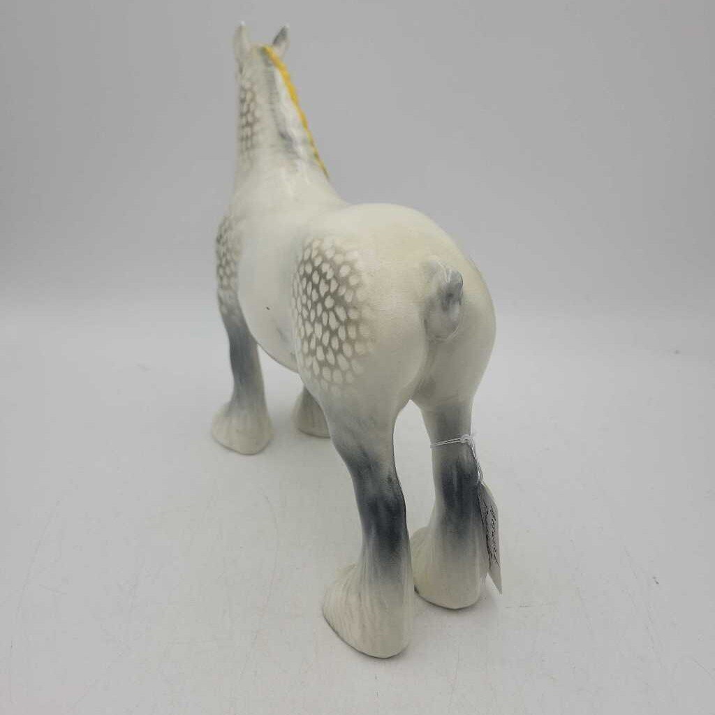 Beswick Dapple Grey Shire Horse Figurine (JL) repaired