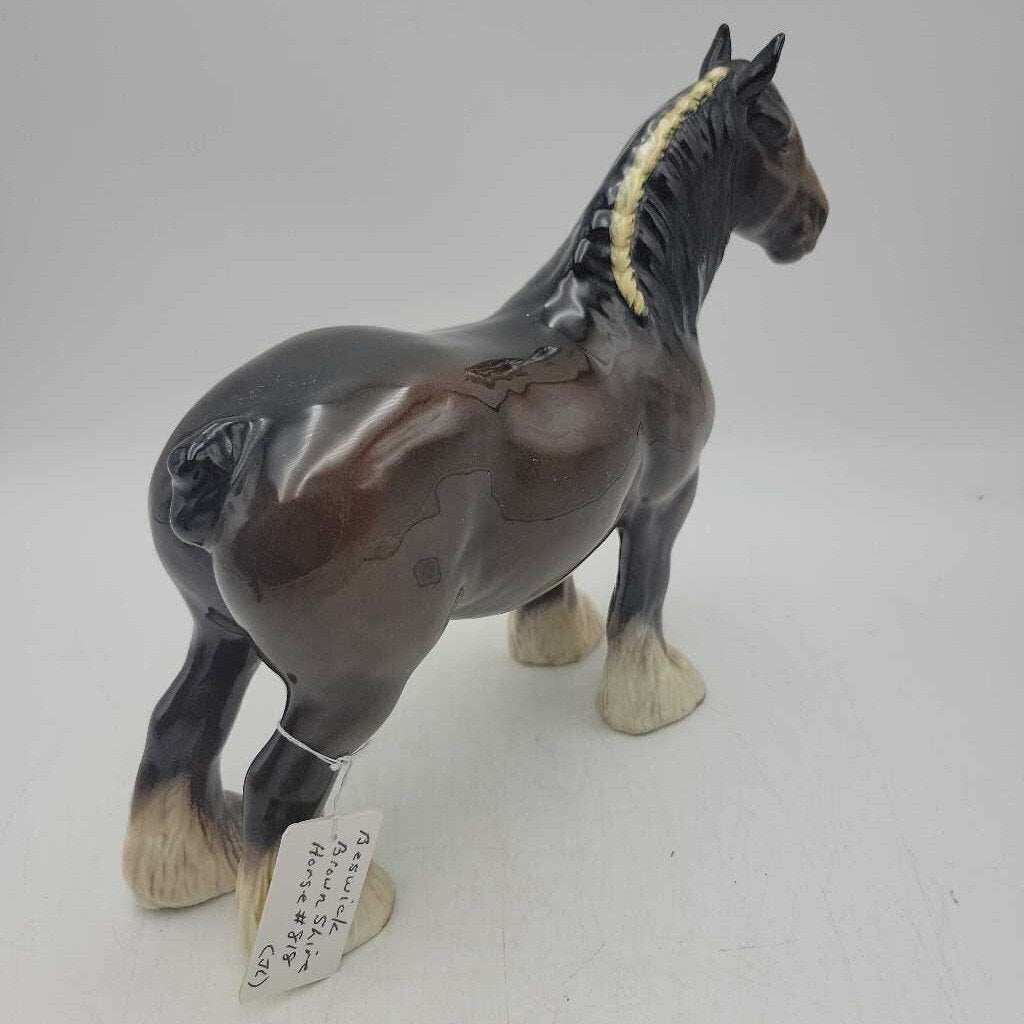 Beswick Brown Shire Horse Figurine (JL)