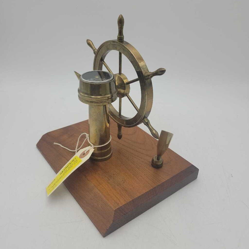 Nautical compass and pen holder Desk Set (JAS)
