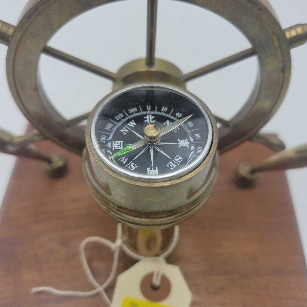 Nautical compass and pen holder Desk Set (JAS)