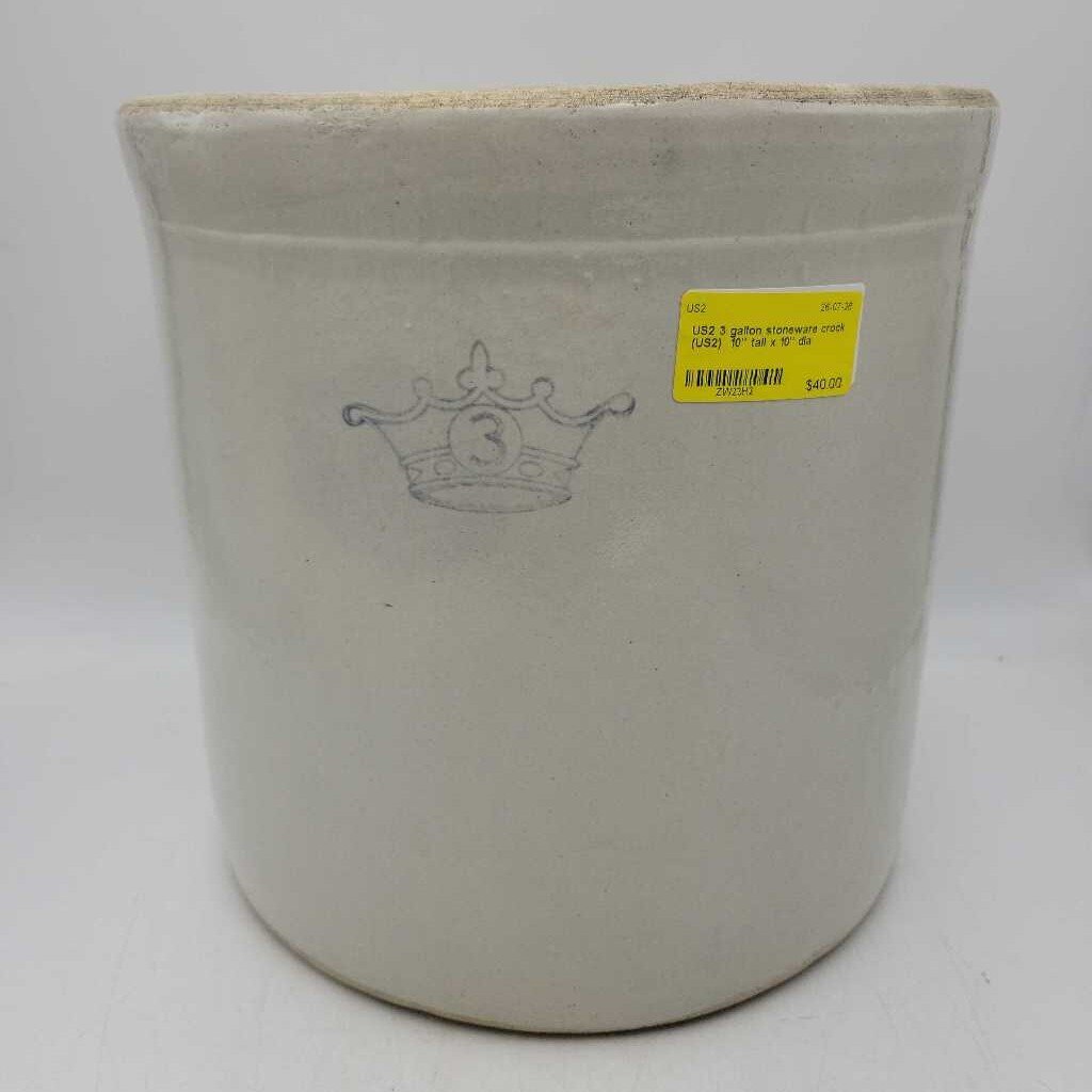 3 gallon stoneware crock (US2)