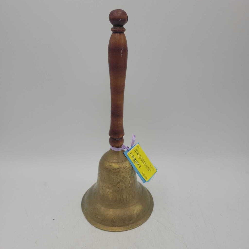 Brass belt with wooden handle India (KEN)