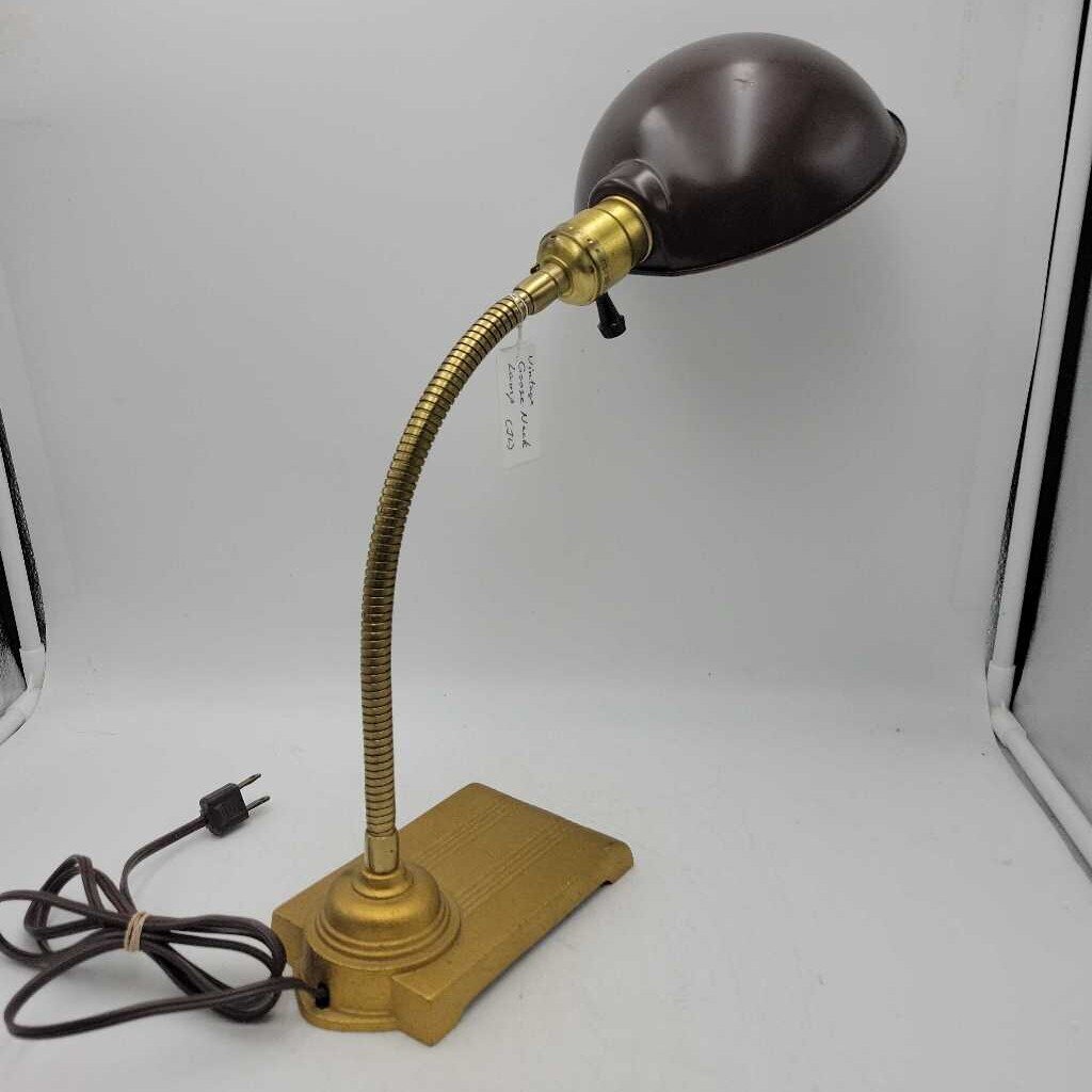 Vintage Goose Neck Lamp (JL)