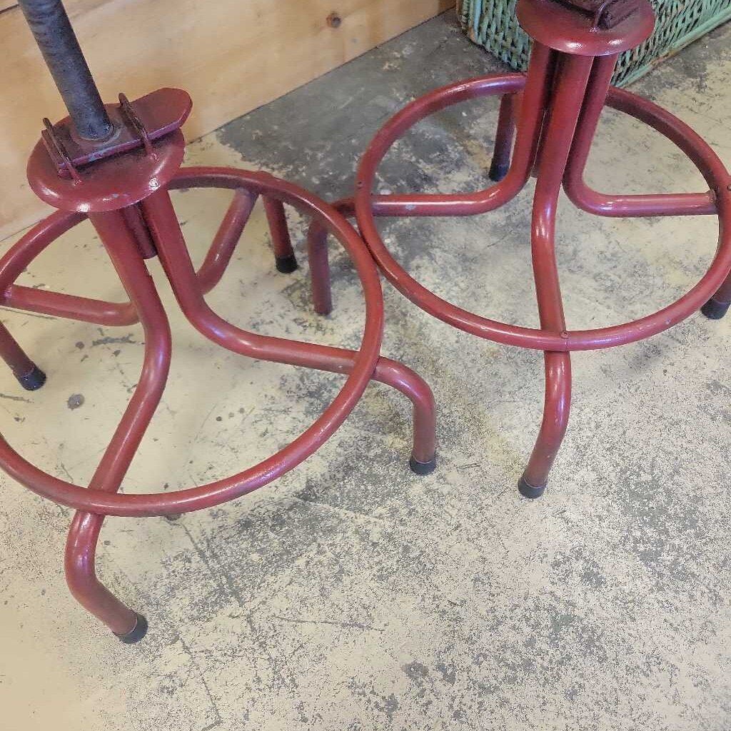 Pair Industrial Drafting Stools (DER)
