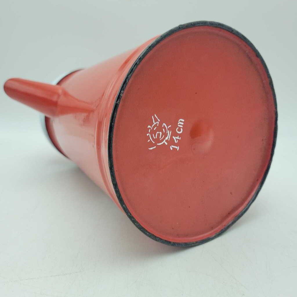 Red Enamel Coffee Pot (YVO) (607)