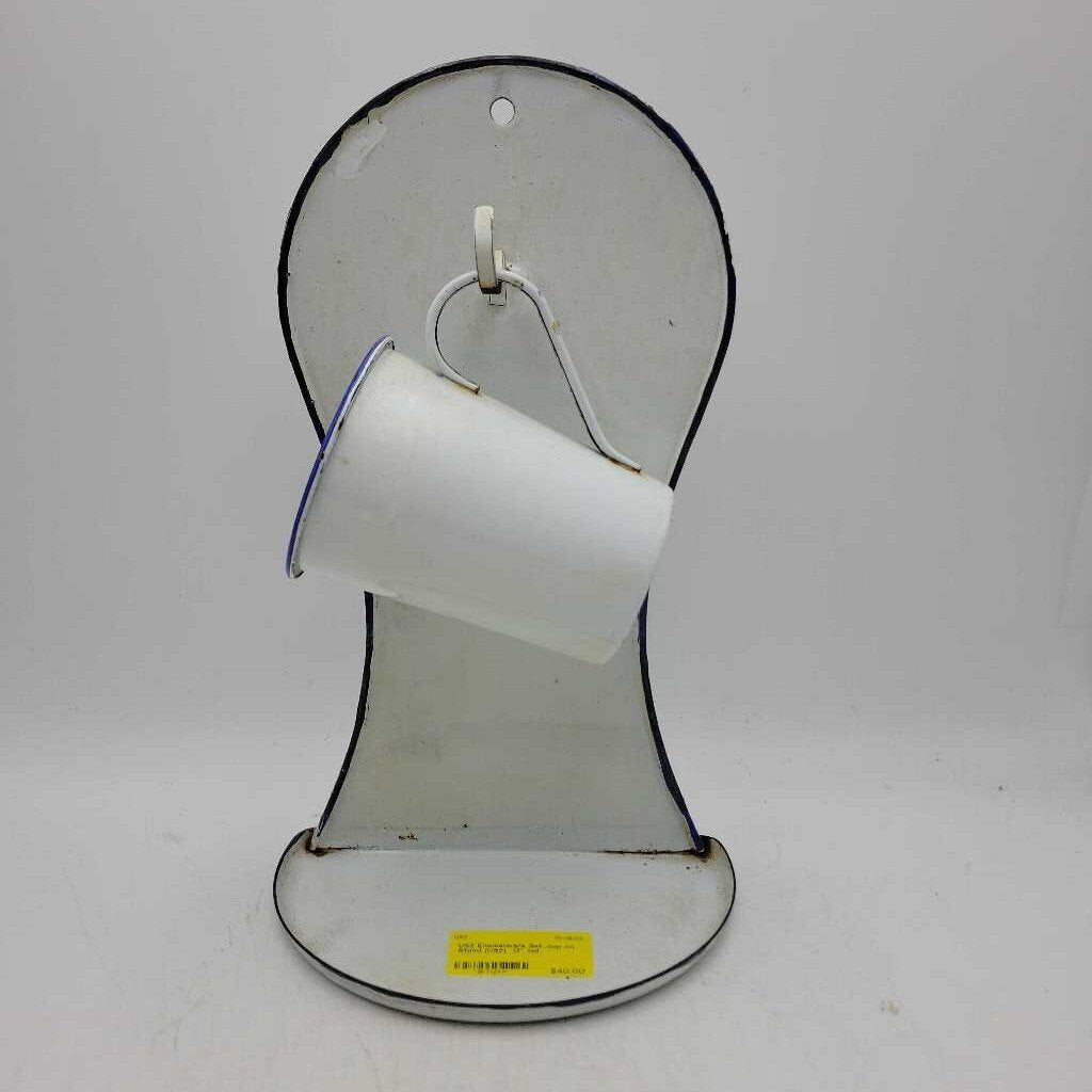 Enamelware Set...cup on Stand (US2)