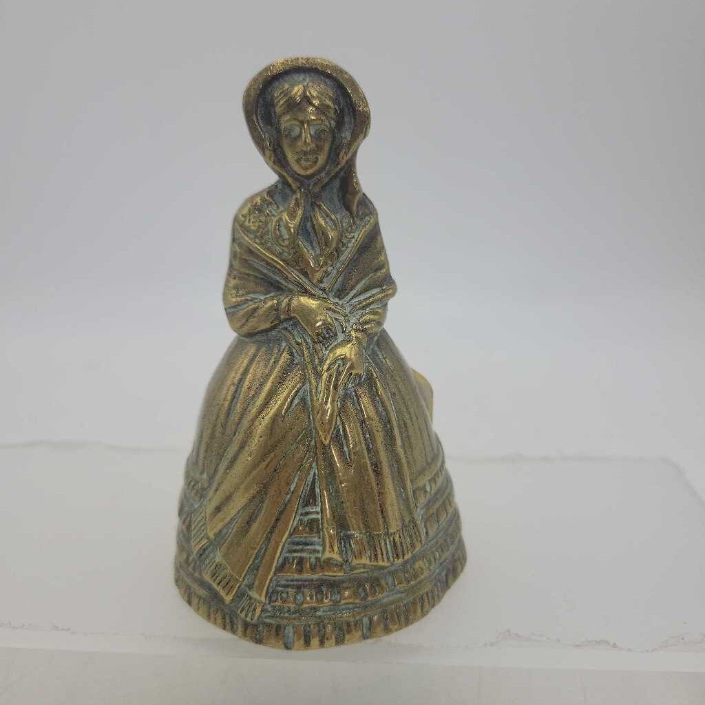 Victorian Lady Brass Bell (CM1171) (COL)