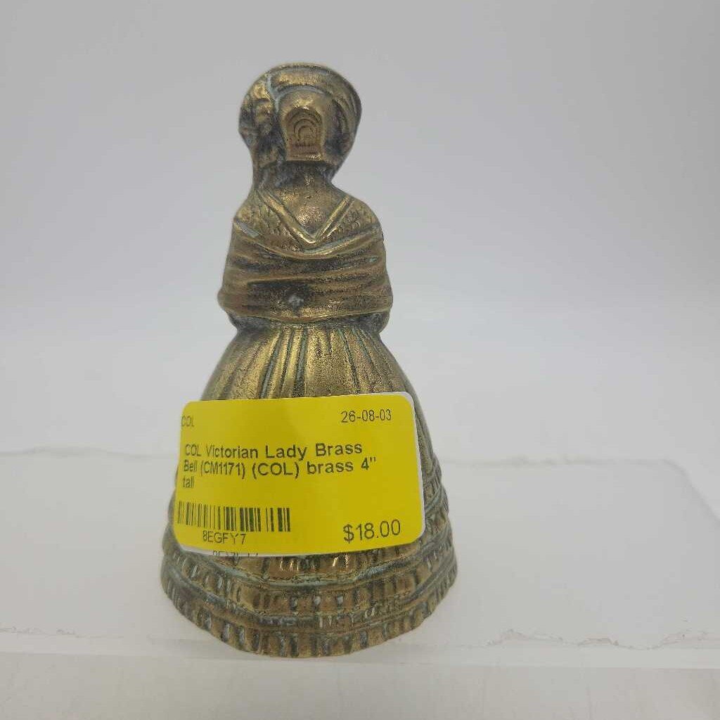 Victorian Lady Brass Bell (CM1171) (COL)