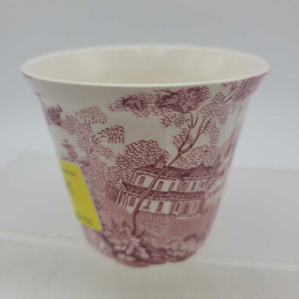 1940s Clarice Cliff Red Transferware Cup (CM1172) (COL)